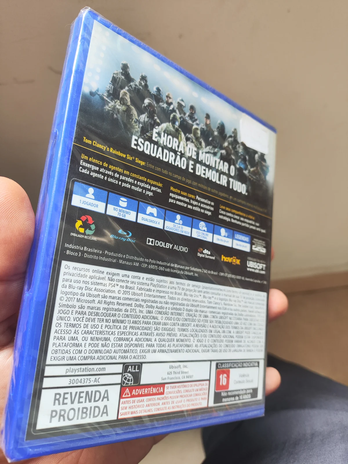 KF/ 1*******ov /RAINBOW SIX LACRADO 44,00 SEGUIDOS DE 6,00