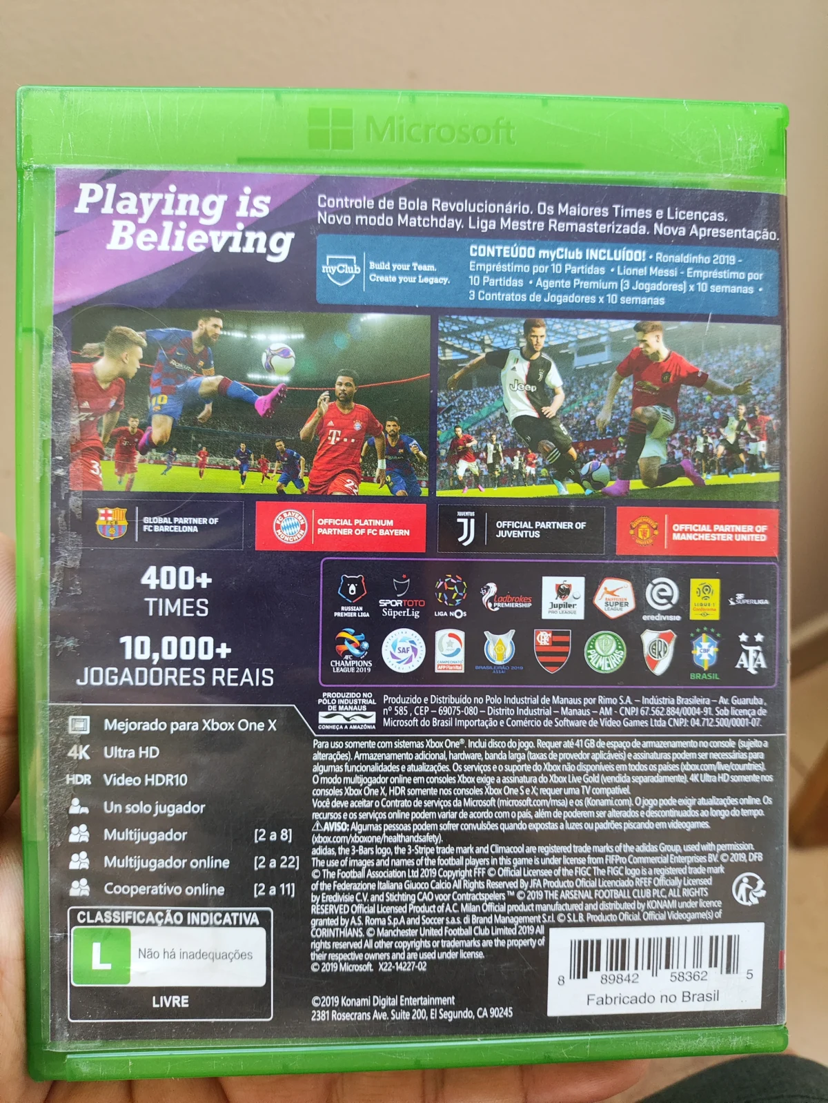 KF/ PES 2020 ORIGINAL 54,00 SEGUIDOS DE 6,00