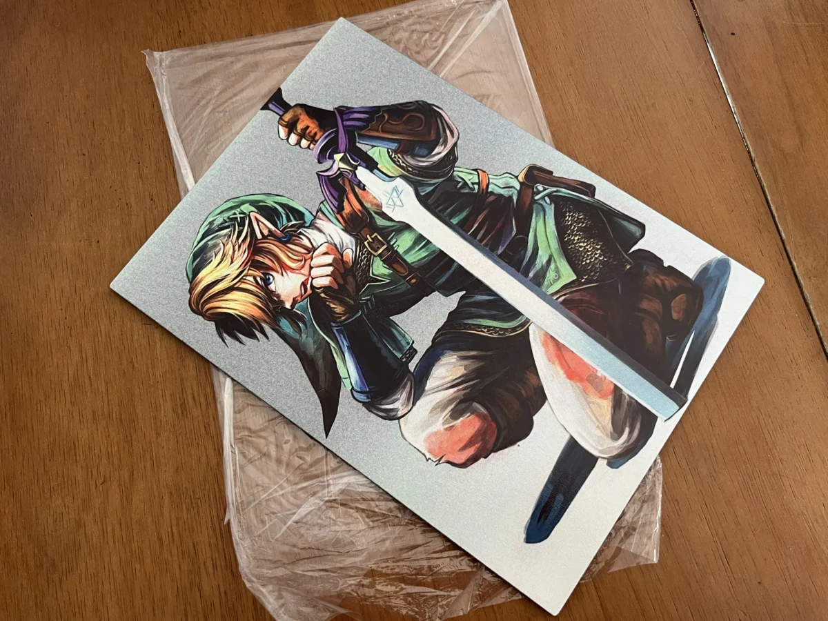 CX/ QUADRO EM MDF GRANDE! LINK! 21,00 SEGUIDOS DE 5,00