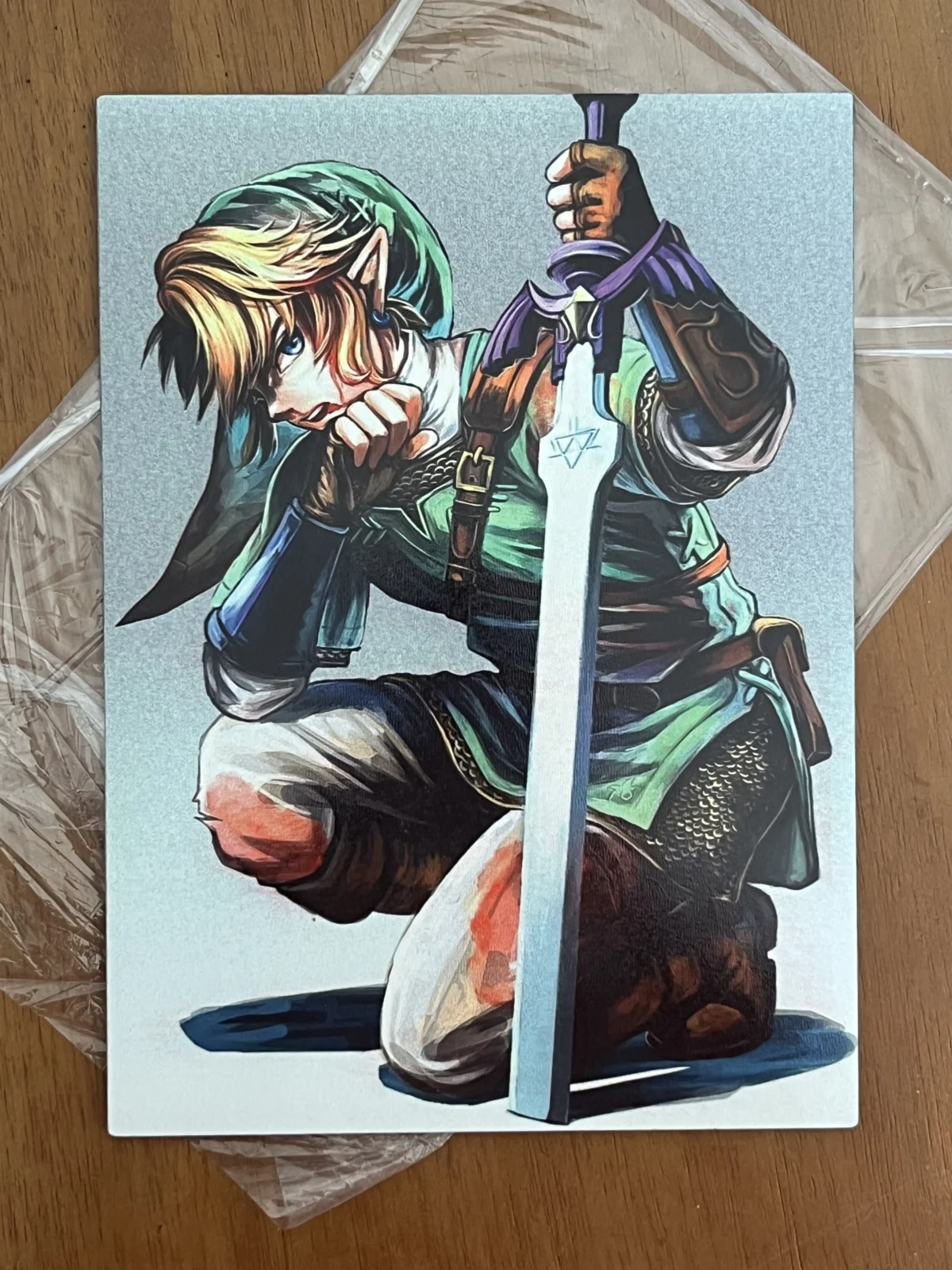 CX/ QUADRO EM MDF GRANDE! LINK! 21,00 SEGUIDOS DE 5,00