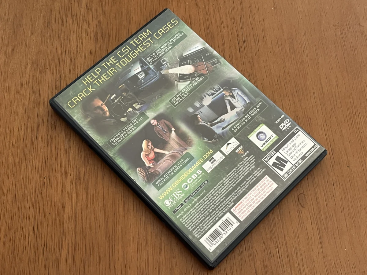 CX/ ORIGINAL CSI TOP!  PS2! 39,00 SEGUIDOS DE 8,00