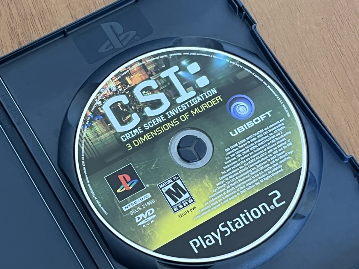 CX/ ORIGINAL CSI TOP!  PS2! 39,00 SEGUIDOS DE 8,00