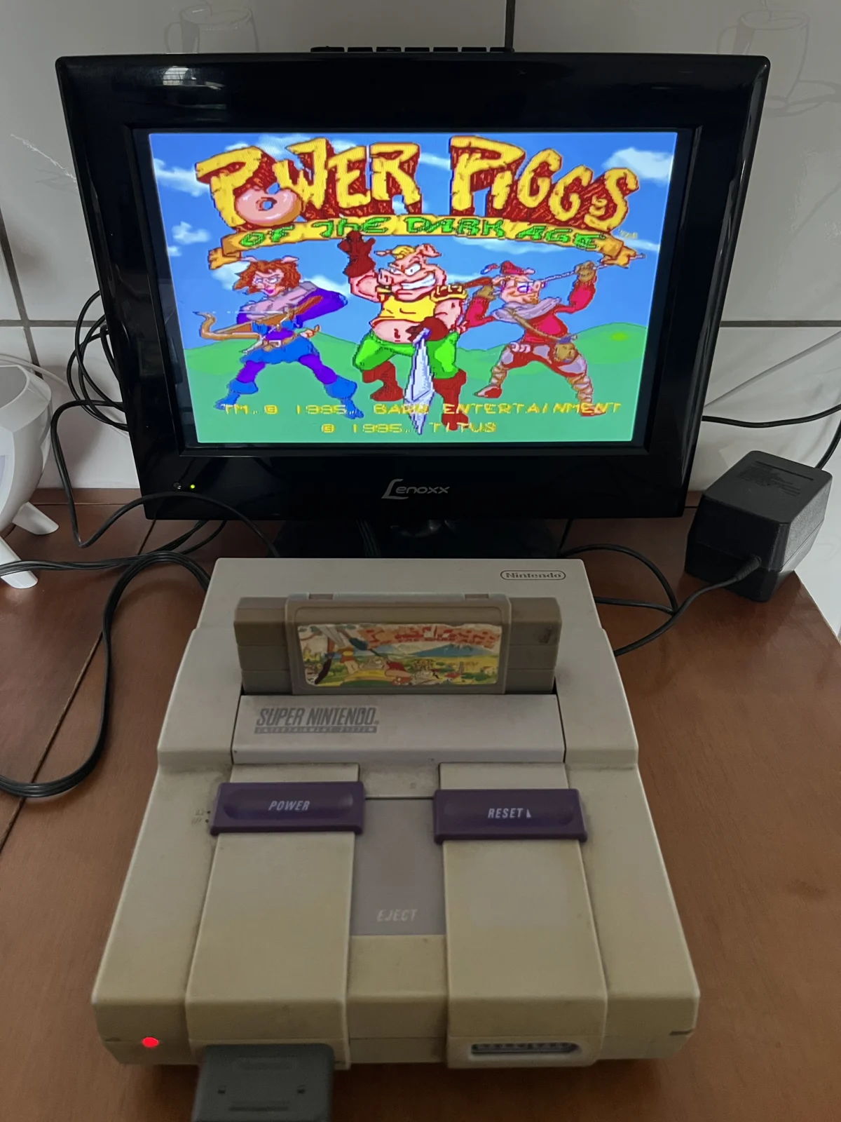 CX/ POWER PIGGS. SNES. TOP! 31,00 SEGUIDOS DE 5,00