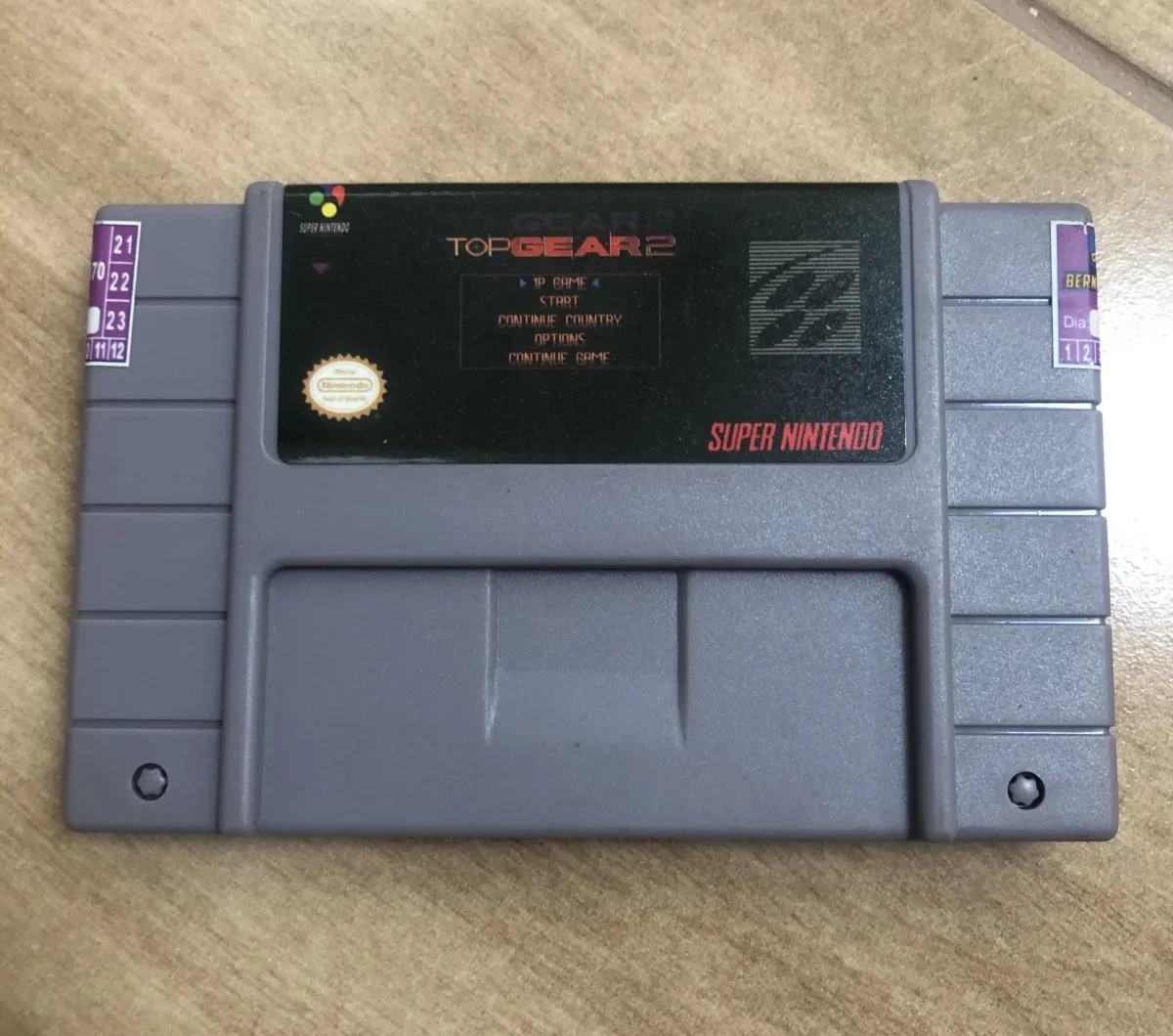 B9/ TOP GEAR 2 SNES 34,00 SEGUIDOS DE 5,00