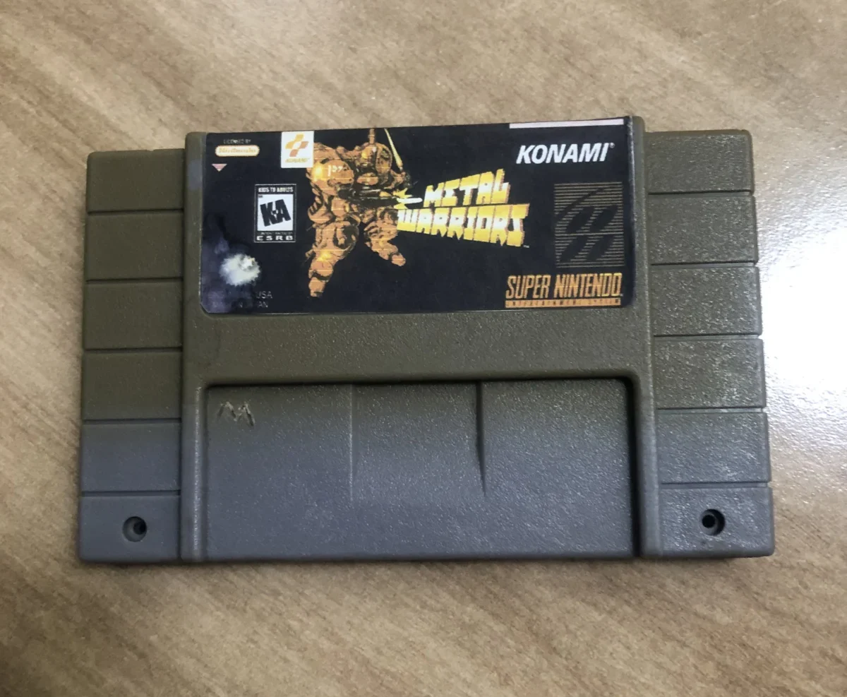 B9/ P*****io F*****ra d* R**ha /METAL WARRIORS SNES 40,00 SEGUIDOS DE 5,00
