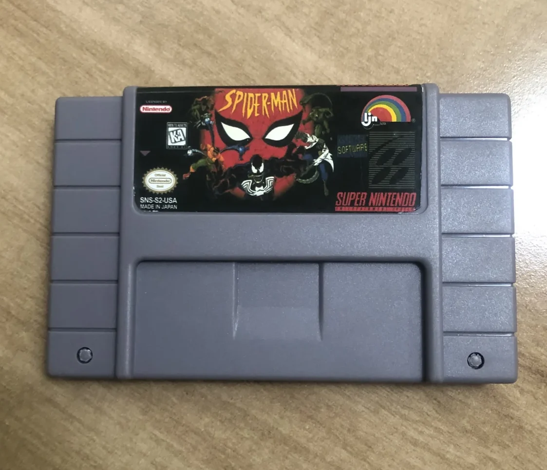 B9/ P*****io F*****ra d* R**ha /SPIDER MAN SNES 38,00 SEGUIDOS DE 5,00
