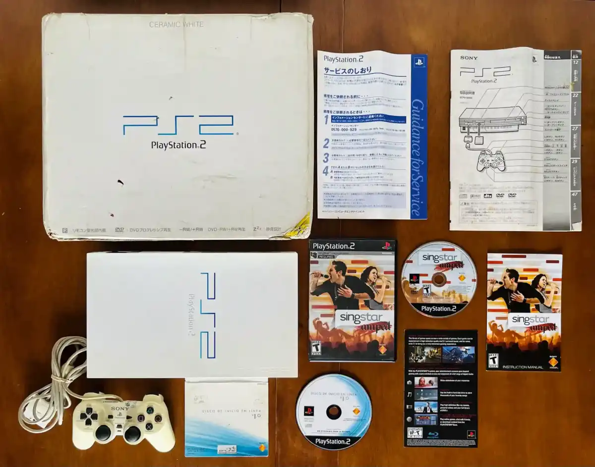 CX/ M********NO /PLAYSTATION 2 FAT EDIÇÃO WHITE! 177,00 SEGUIDOS DE 57,00