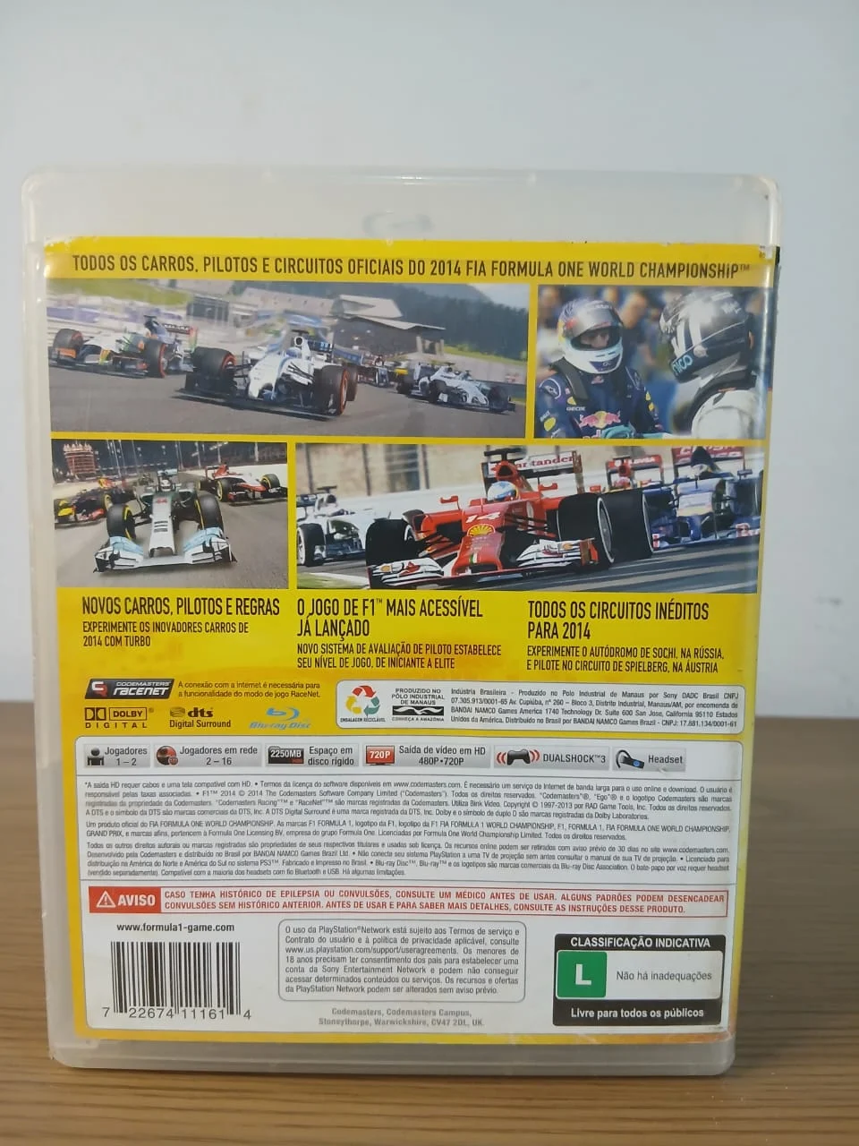 FH/ Original F1 2014 37,00 SEGUIDOS DE 5,00