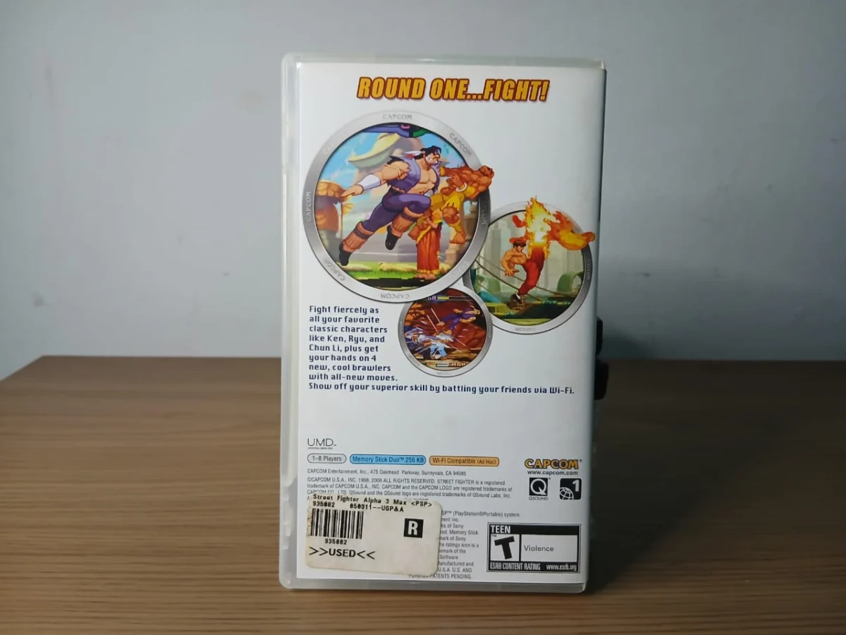 FH/ 1*******ov /Original STREET FIGHTER ALPHA MAX PSP 137,00 SEGUIDOS DE 10,00