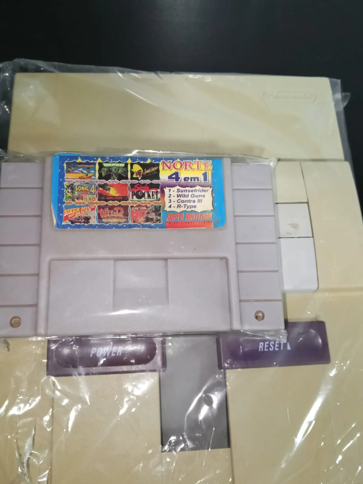 CX/ S****et /SUPER NINTENDO! + JOGO! 97,00 SEGUIDOS DE 12,00