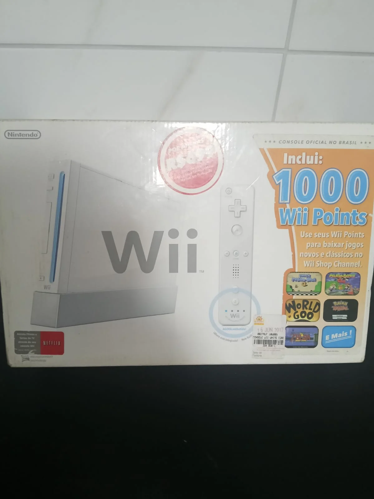 CX/ h***nr /LINDO NINTENDO WII! TOP NA CAIXA! 283,00 SEGUIDOS DE 37,00