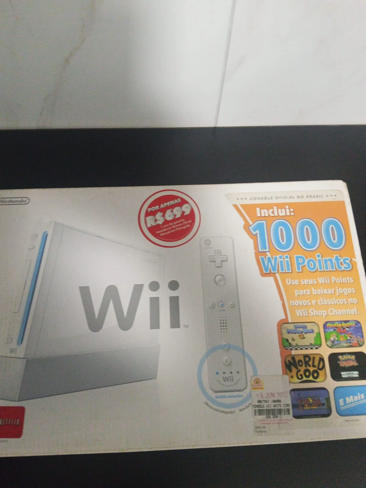 CX/ h***nr /LINDO NINTENDO WII! TOP NA CAIXA! 283,00 SEGUIDOS DE 37,00