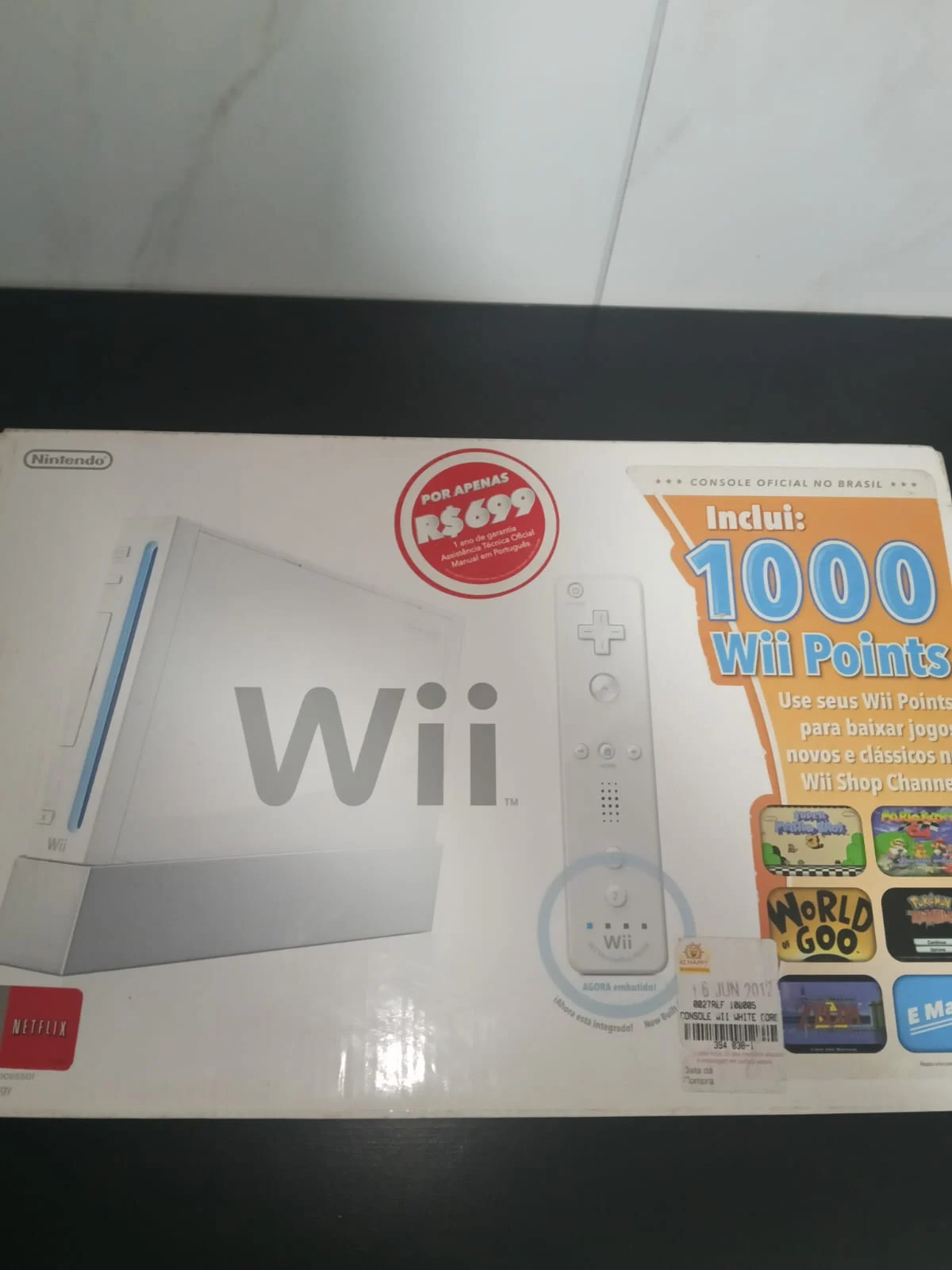 CX/ h***nr /LINDO NINTENDO WII! TOP NA CAIXA! 283,00 SEGUIDOS DE 37,00