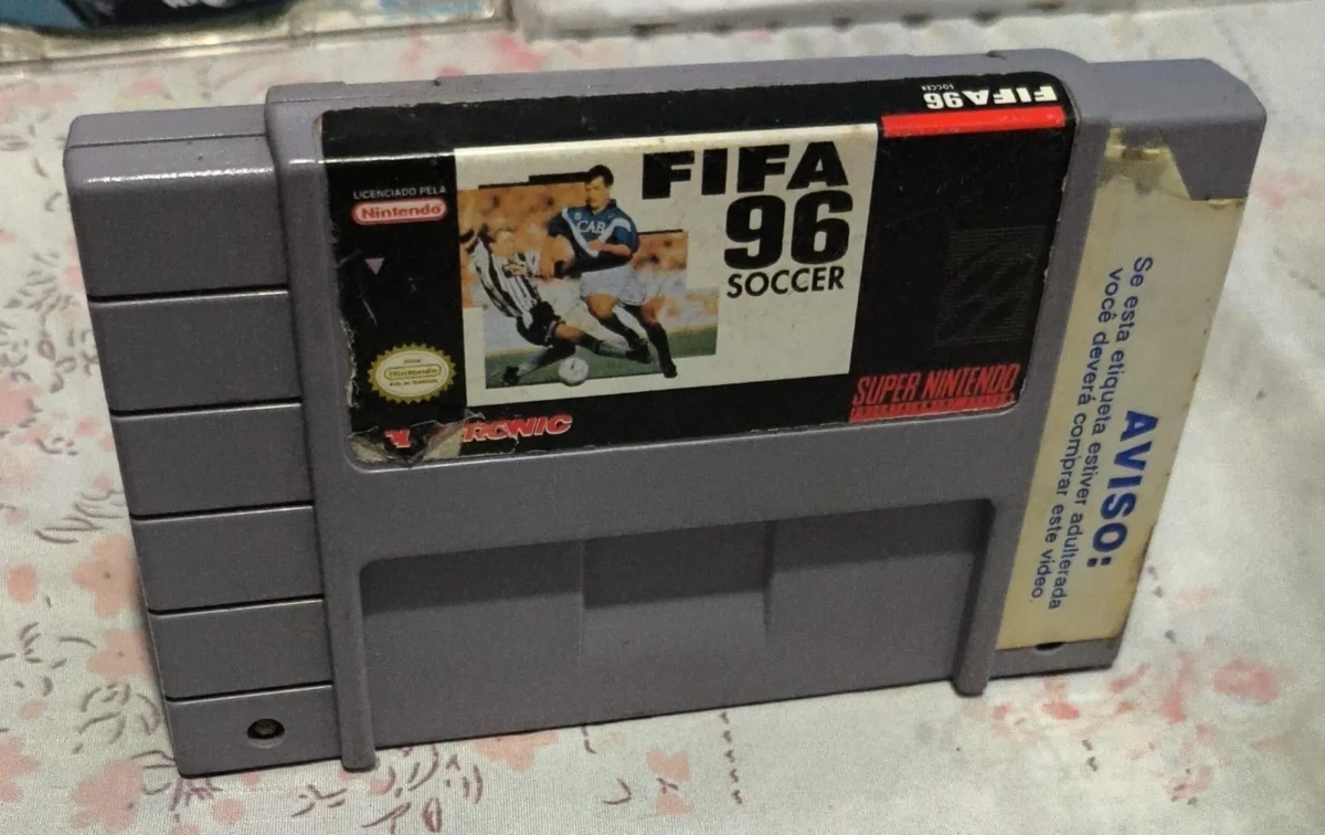 CX/ A*ex h***en d**os /ORIGINAL FIFA 96!!! TOP! SUPER NES!  57,00 SEGUIDOS DE 7,00