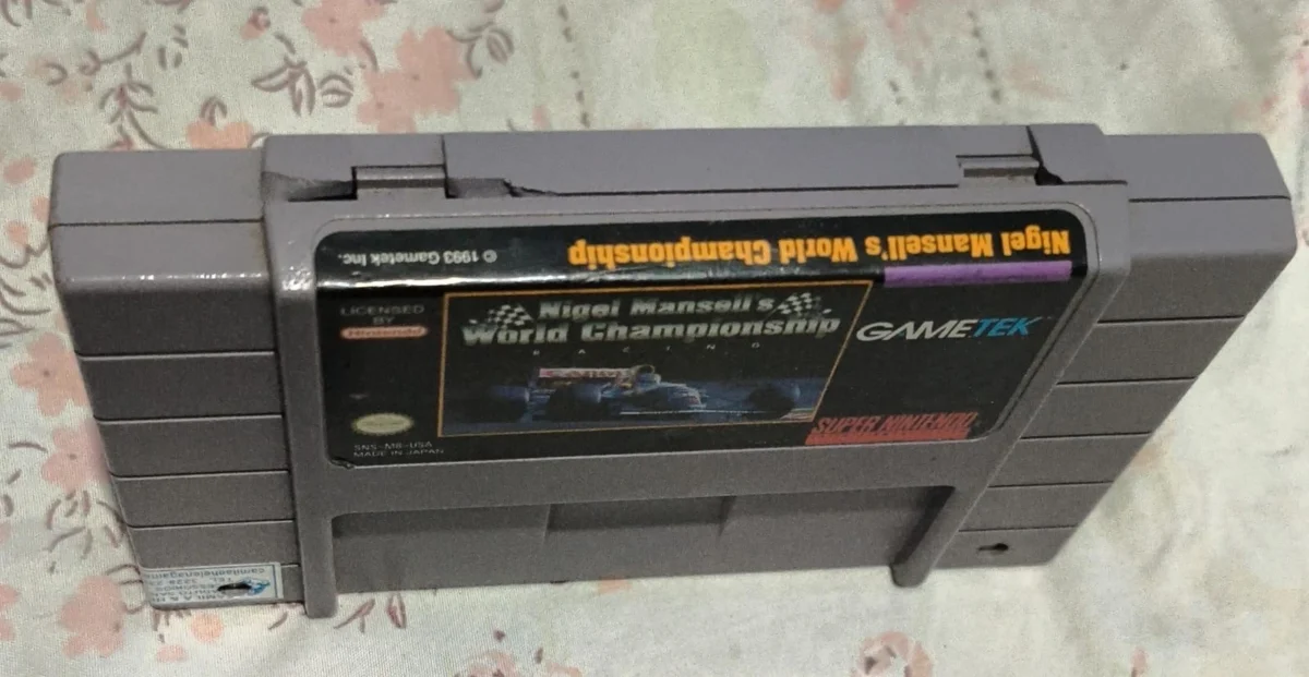 CX/ 1*******ov /ORIGINAL NIGEL MANSELLS! SNES! 73,00 SEGUIDOS DE 9,00