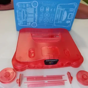 LINDA CARCAÇA EDIÇÃO WATERMELON RED! PARA N64!