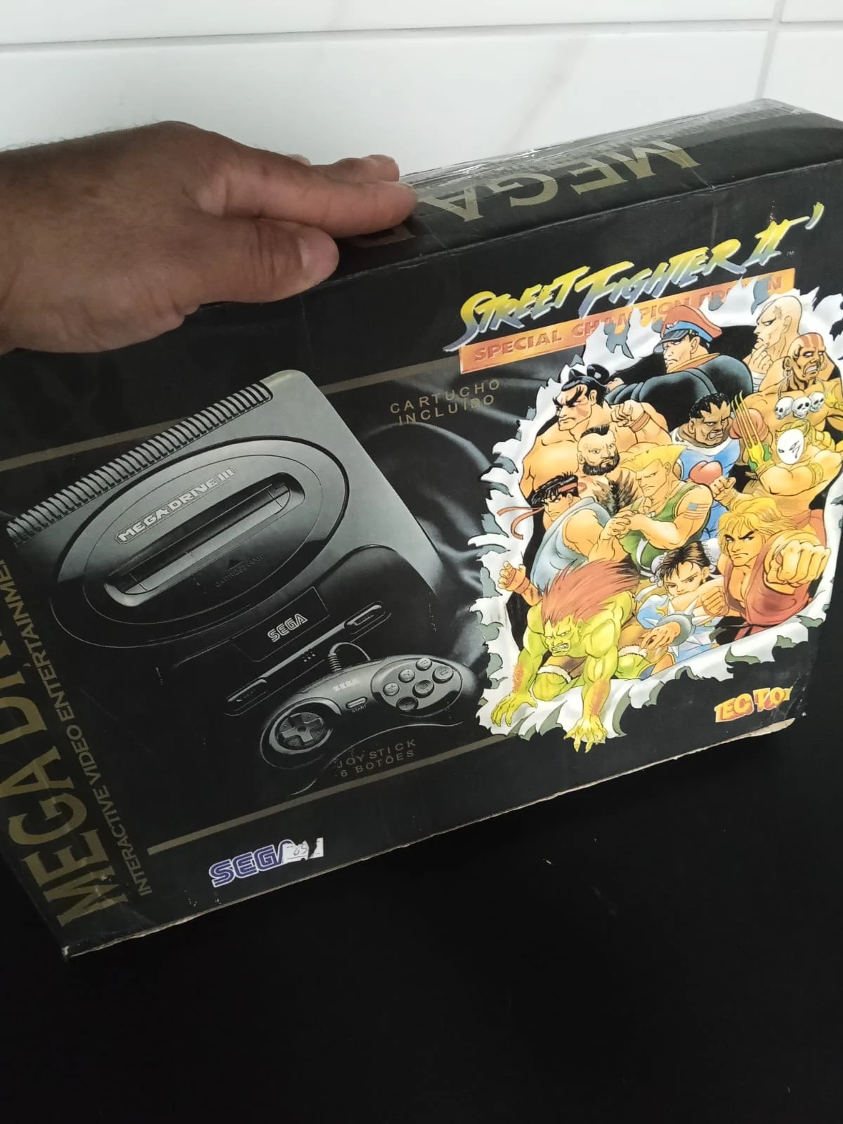 CX/ V*****us S****na /MEGA DRIVE NA CAIXA! + JOGO ORIGINAL! 215,00 SEGUIDOS DE 23,00