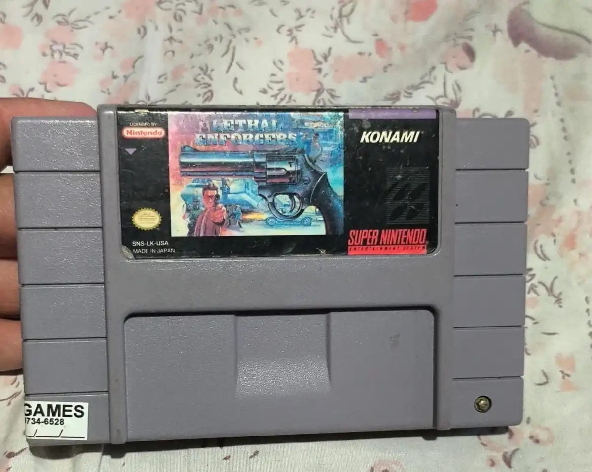 CX/ ORIGINAL LETHAL ENFORCERS! SNES! 57,00 SEGUIDOS DE 9,00