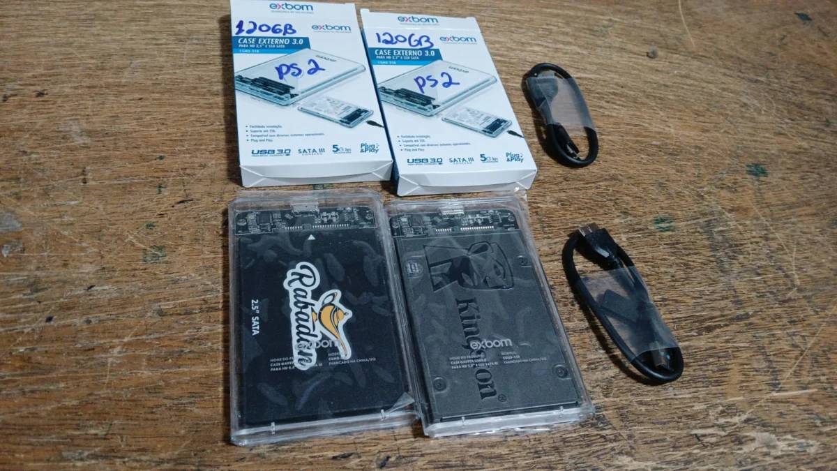 CL/ 2 SSDS 120GB COM JOGOS PS2   88,00 SEGUIDOS 28,00