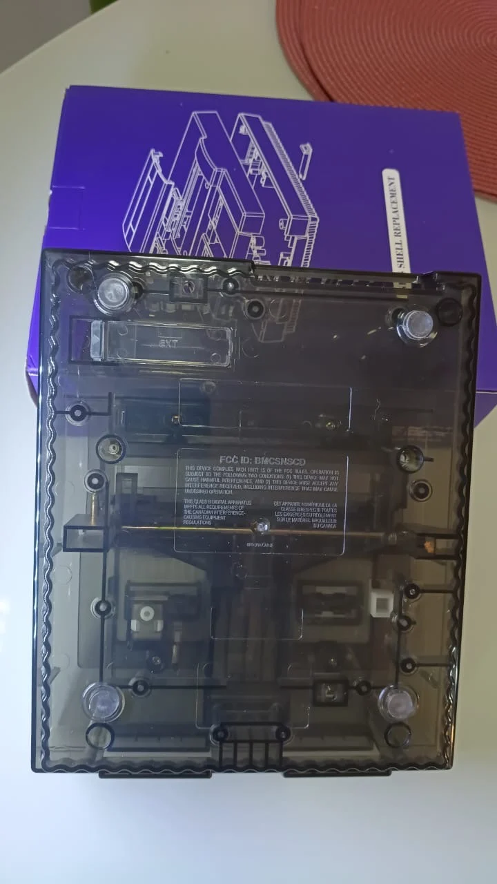 CX/ CARCAÇA TRANSLÚCIDA SNES! TOP! 148,00 SEGUIDOS DE 11,00