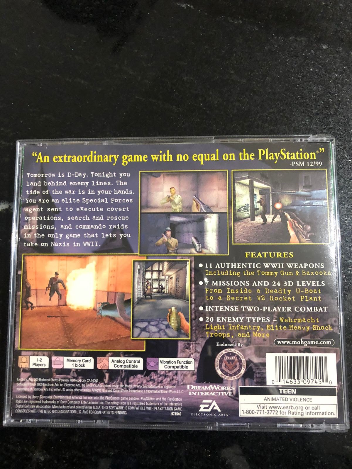 B9/ MEDAL OF HONOR ORIGINAL AMERICANO GREATEST HITS COMPLETO - Imagem 3