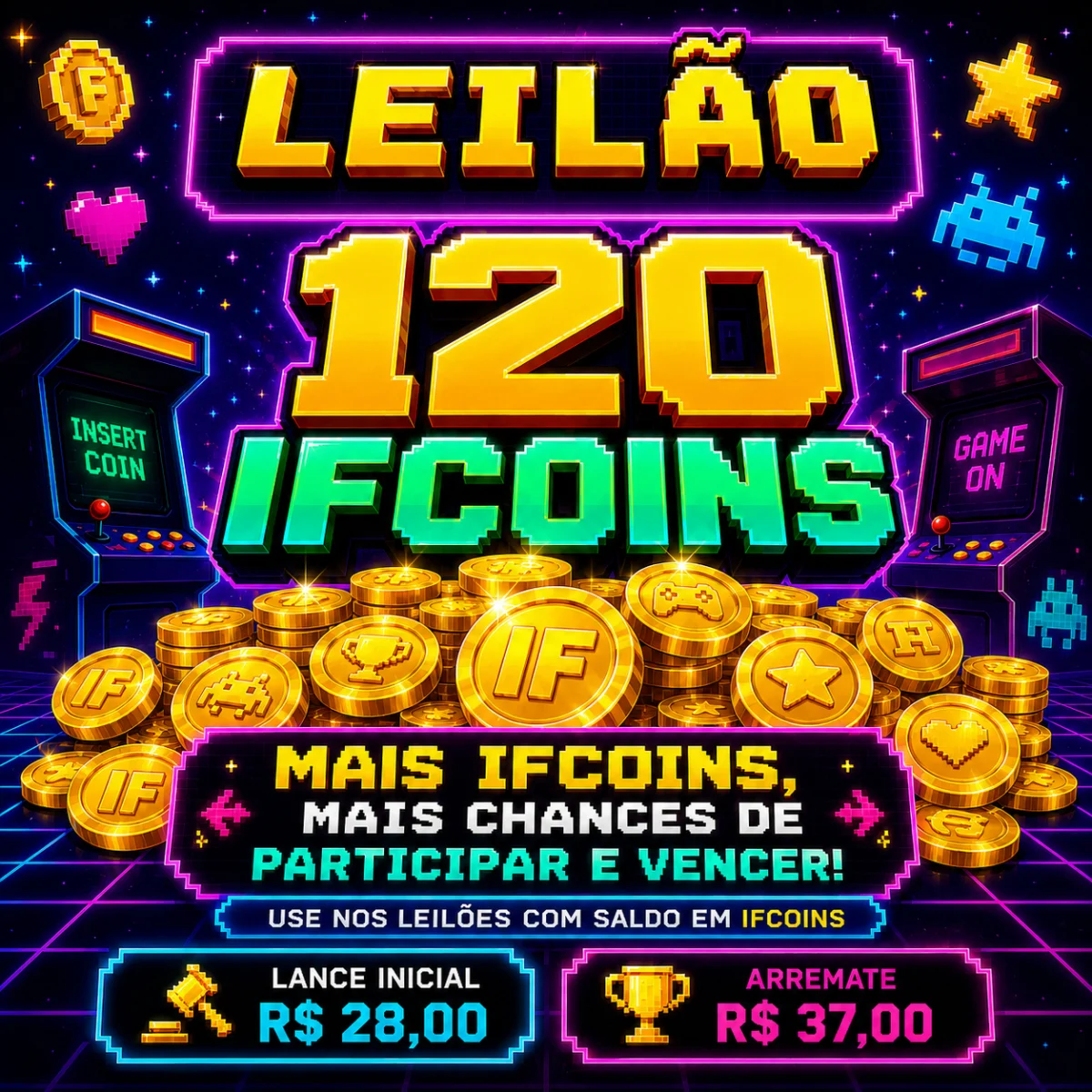 CX/ E*****on /GANHE 120 IFCOINS! 28,00 SEGUIDOS DE 3,00