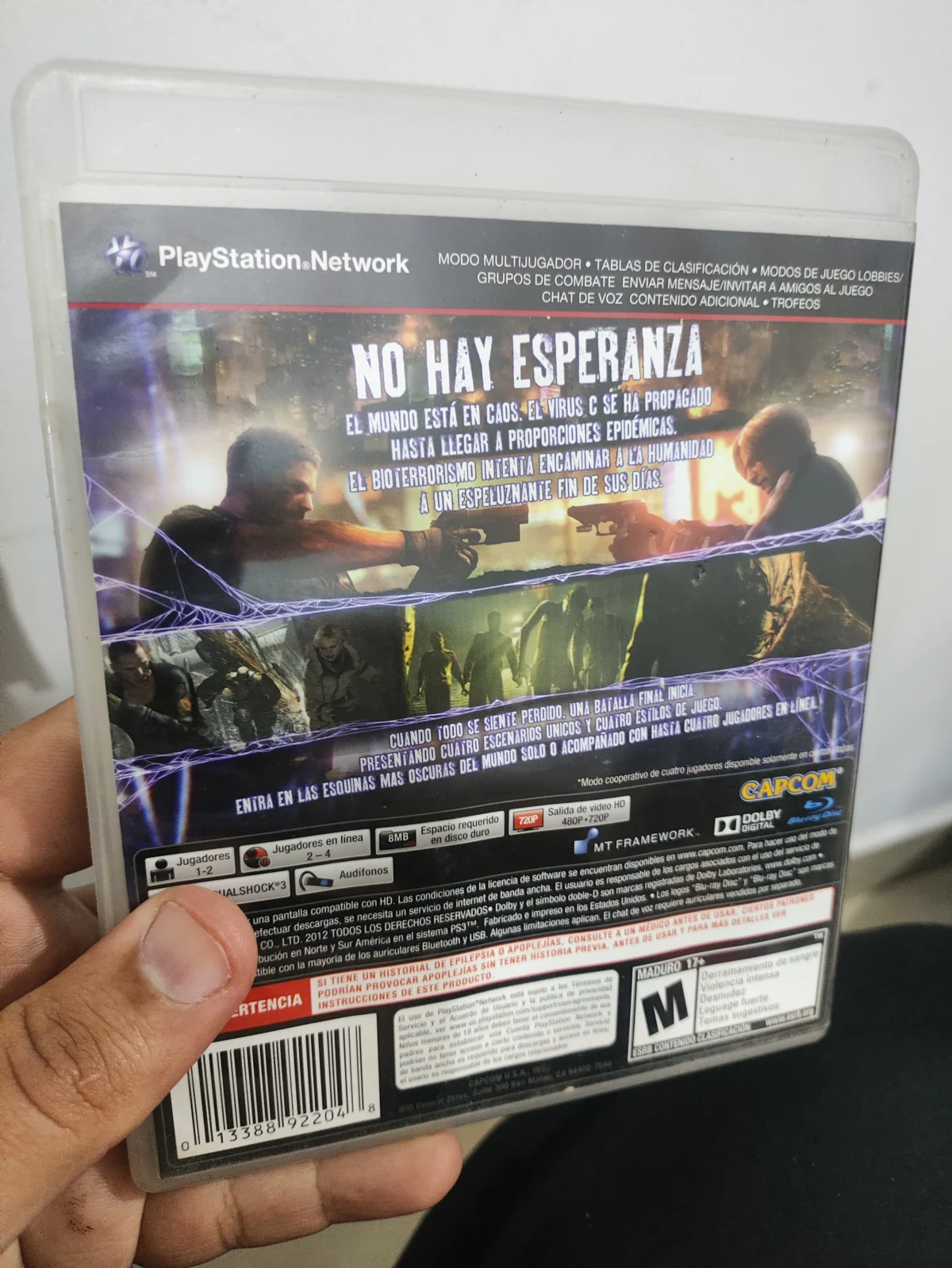 KF/ k******es /RESIDENT EVIL 6 22,00 SEGUIDOS DE 6,00