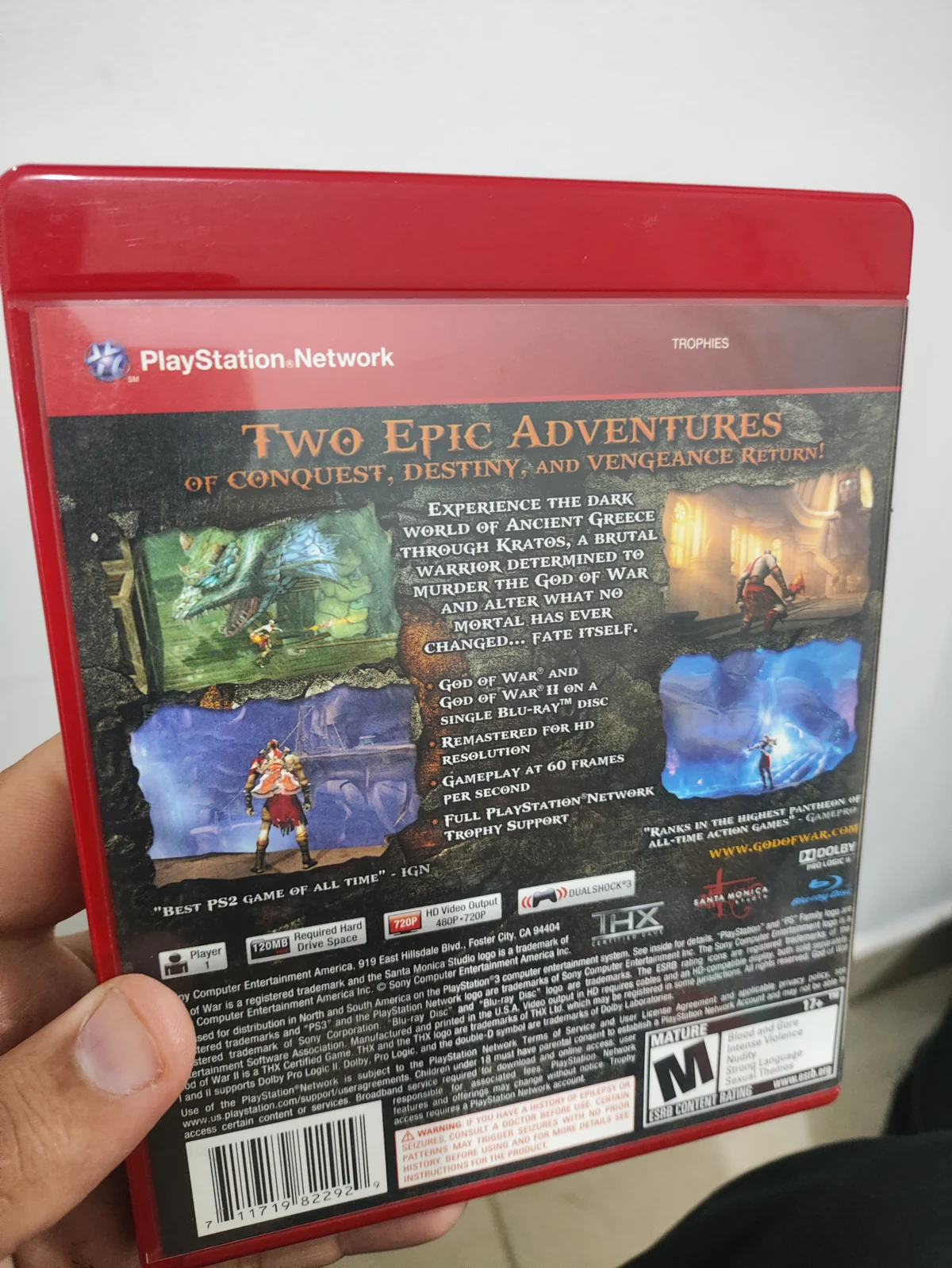 KF/ S****et /GOD OF WAR COLLECTION 49,00 SEGUIDOS DE 6,00