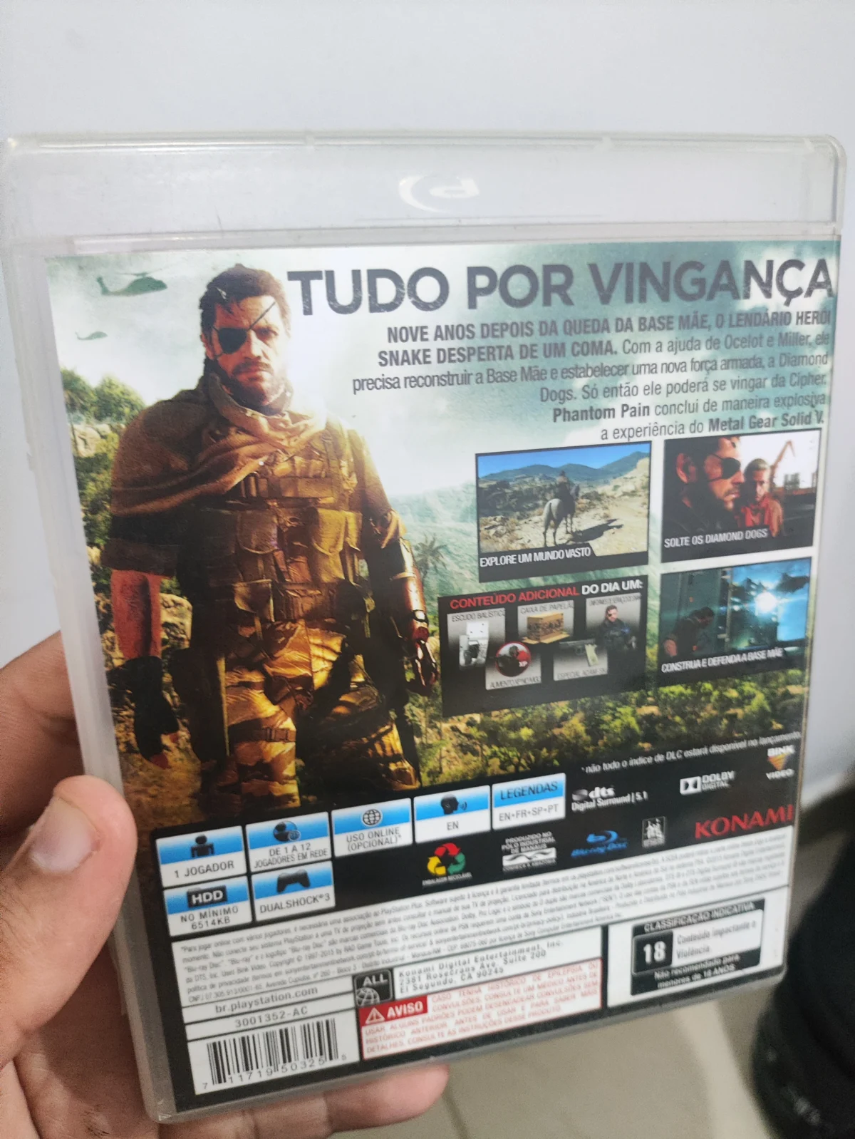 KF/ 1*******ov /METAL GEAR 22,00 SEGUIDOS DE 6,00