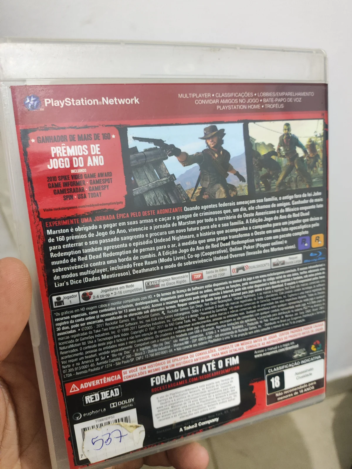 KF/ 1*******ov /RED DEAD PS3 44,00 SEGUIDOS DE 6,00
