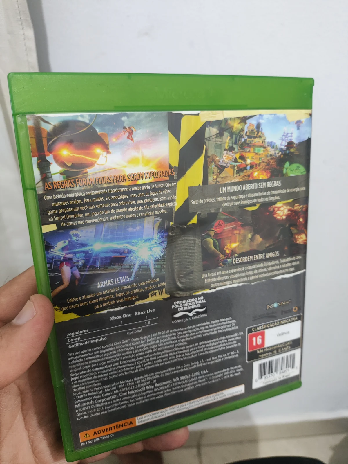 KF/ 1*******ov /SUNSET OVERDRIVE 29,00 SEGUIDOS DE 6,00