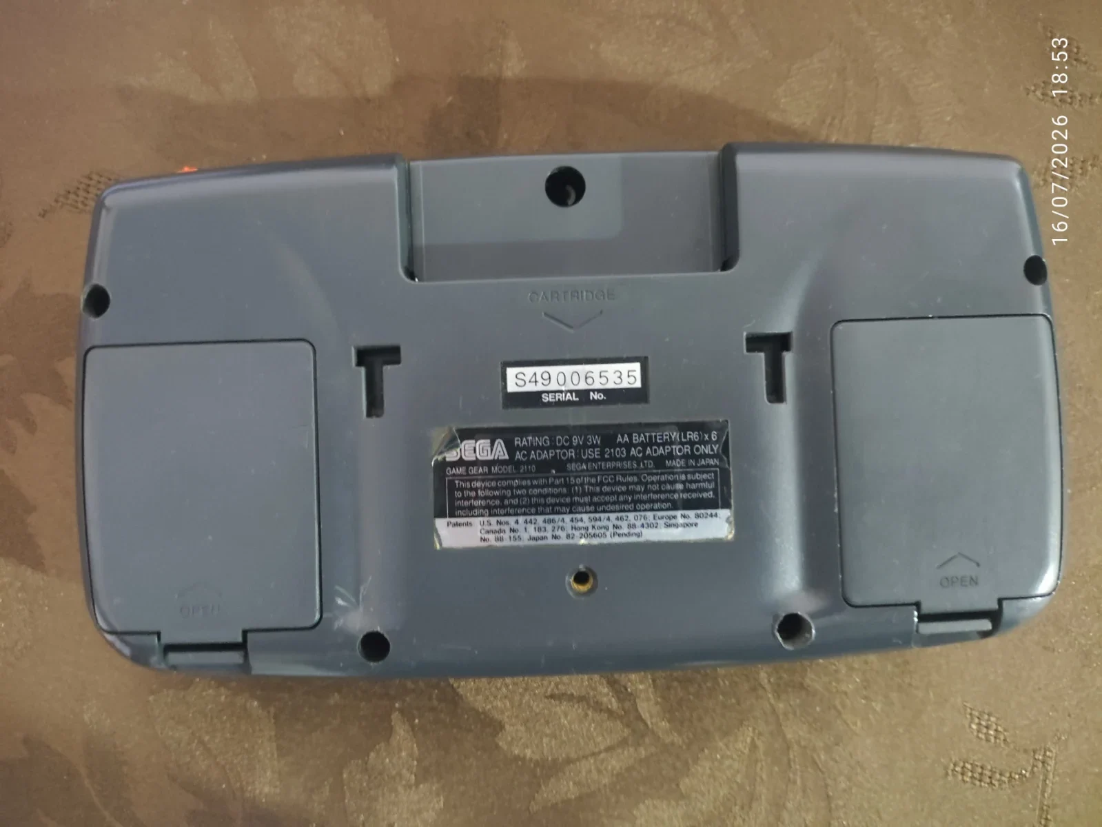 PS / SEGA GAME GEAR 371,00 SEGUIDOS DE 37,00