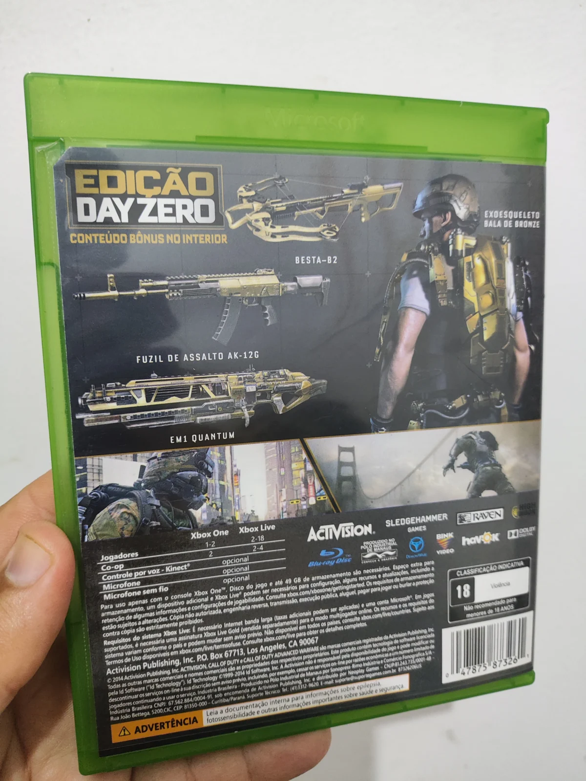 KF/ 1*******ov /COD DAY ZERO ORIGINAL 46,00 SEGUIDOS DE 6,00