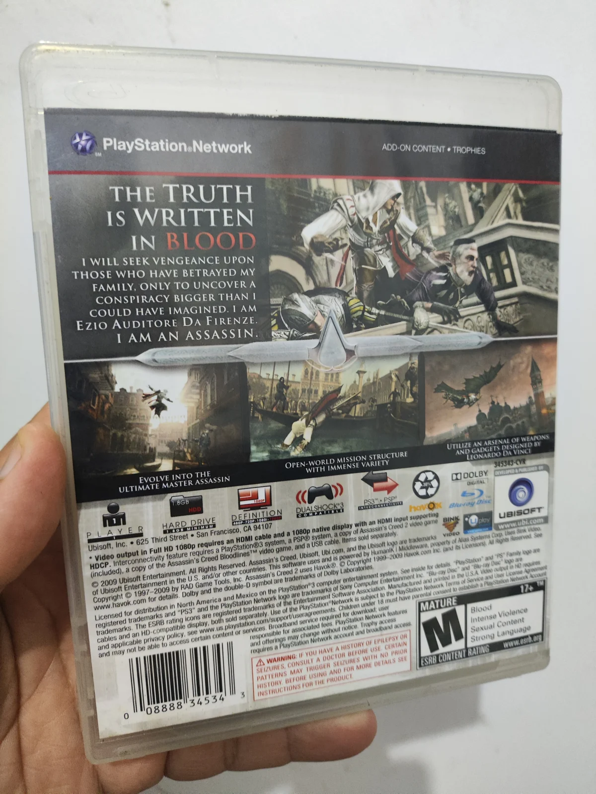 KF/ ASSASSINS CREED II PS3 19,00 SEGUIDOS DE 6,00