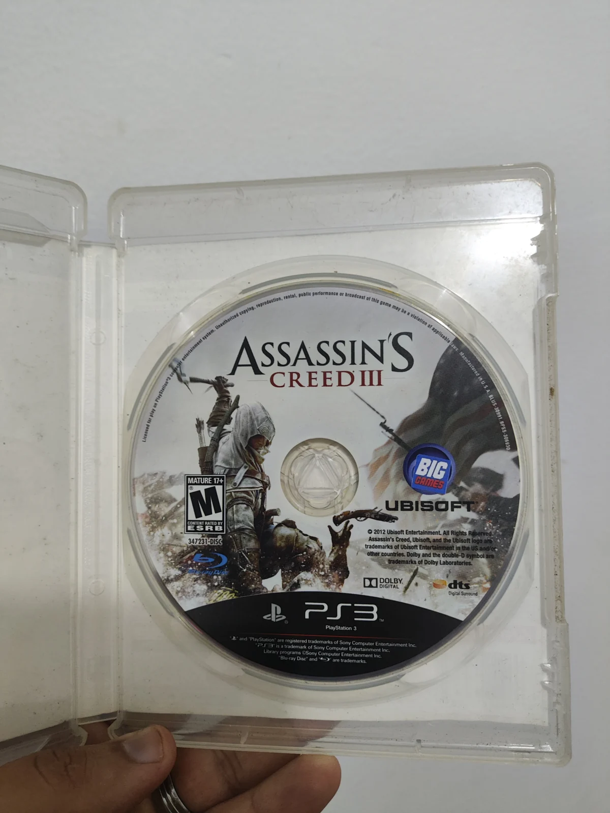 KF/ k******es /ASSASSINS CREED III PS3 19,00 SEGUIDOS DE 6,00