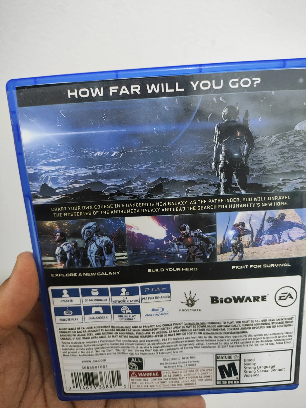 KF/ 1*******ov /MASS EFFECT ANDROMEDA PS4 54,00 SEGUIDOS DE 6,00
