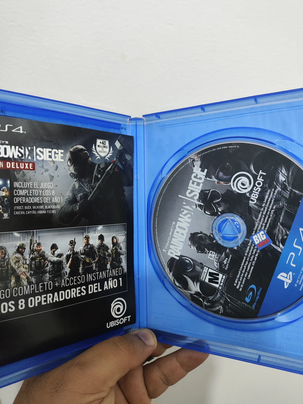 KF/ 1*******ov /RAINBOW SIX SIEGE PS4 49,00 SEGUIDOS DE 9,00