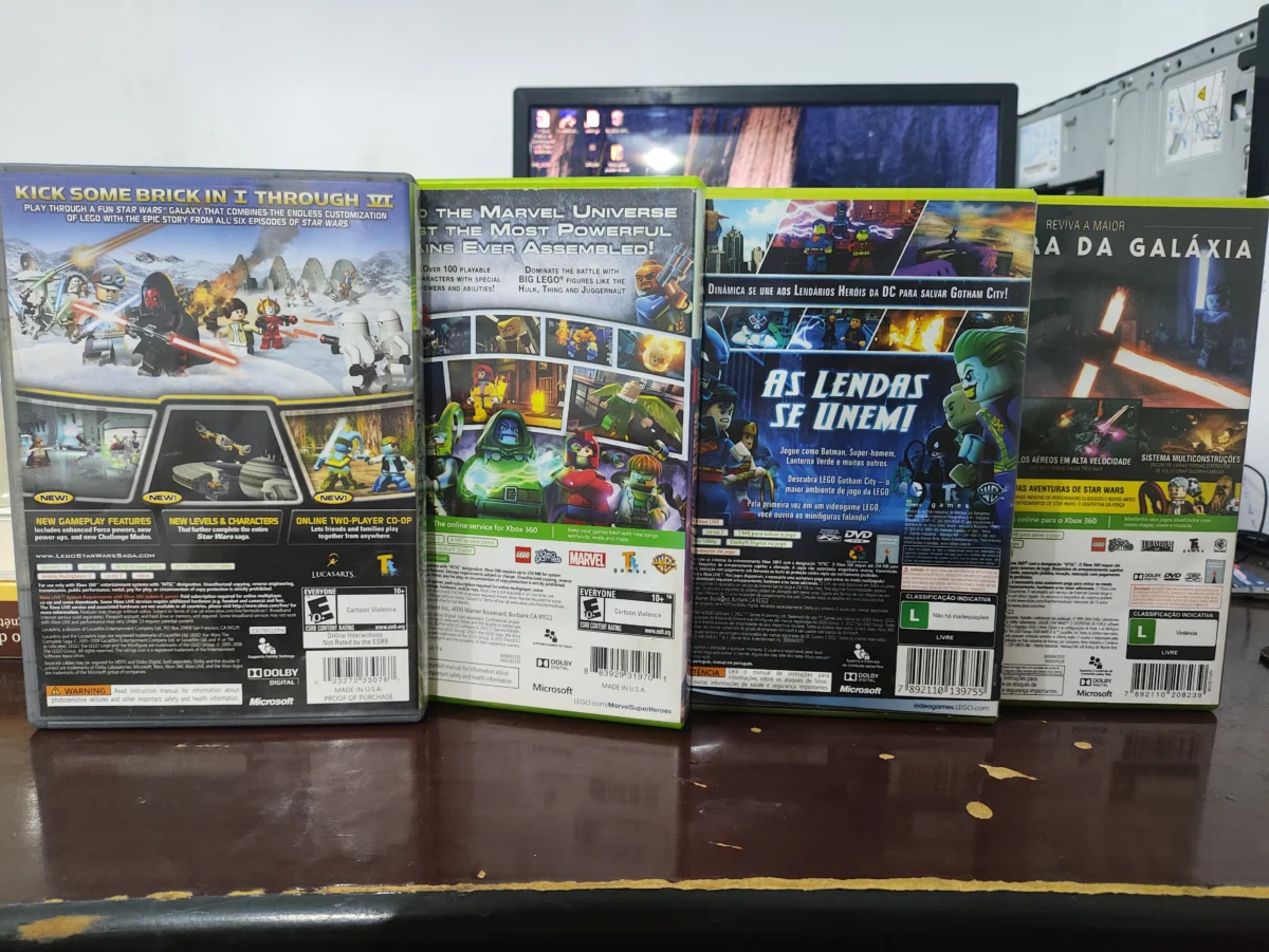 KF/ MEGA LOTE JOGOS LEGO XBOX 360 - Imagem 3
