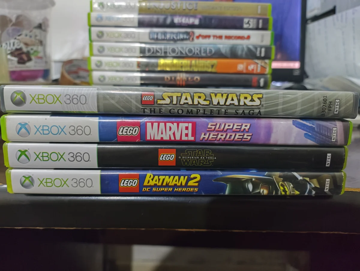 KF/ MEGA LOTE JOGOS LEGO XBOX 360 - Imagem 5