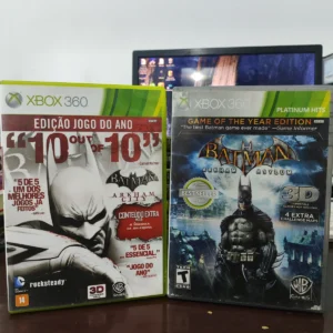 KF/ BATMAN CITY E ASYLUM ORIGINAL XBOX 360