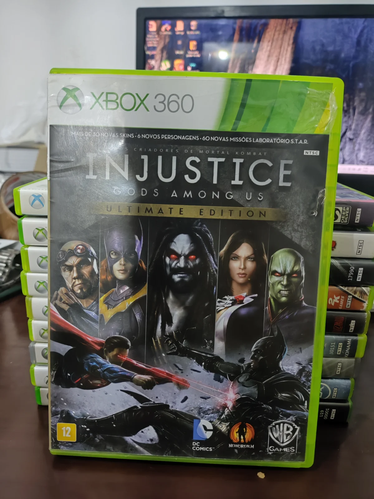 KF/ 1*******ov /INJUSTICE ORIGINAL XBOX 360 44,00 SEGUIDOS DE 6,00