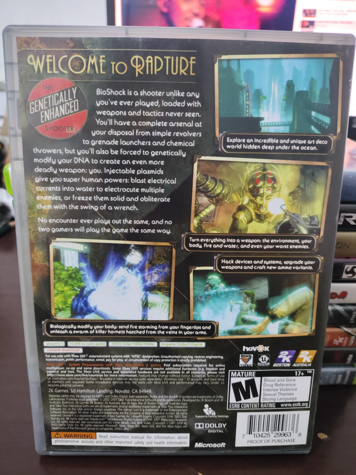 KF/ BIOSHOCK PLATINUM XBOX 360 44,00 SEGUIDOS DE 6,00