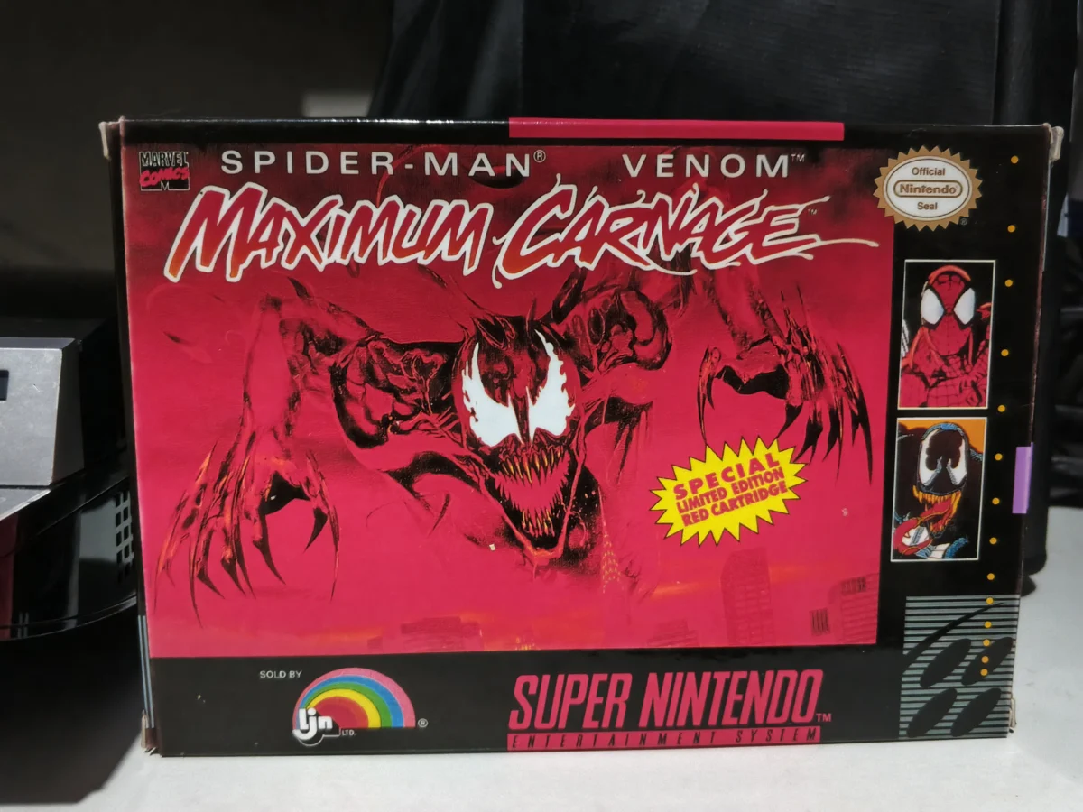 E7/ SPIDERMAN E VENUM! SNES! TOP! 63,00 SEGUIDOS DE 10,00