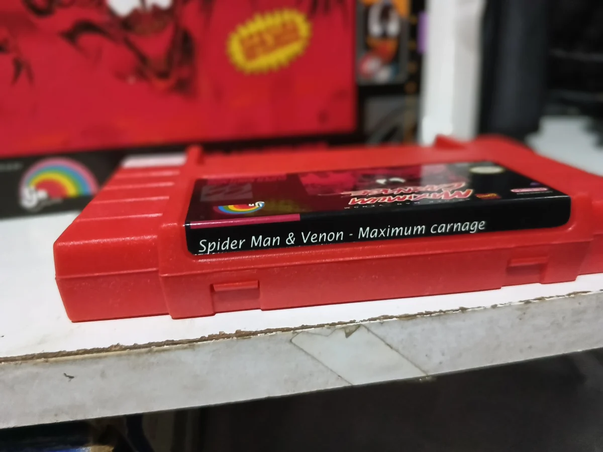 E7/ SPIDERMAN E VENUM! SNES! TOP! 63,00 SEGUIDOS DE 10,00