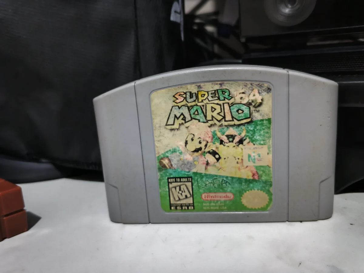 E7/ ORIGINAL SUPER MARIO 64 AMERICANO 89,00 SEGUIDOS DE 20,00