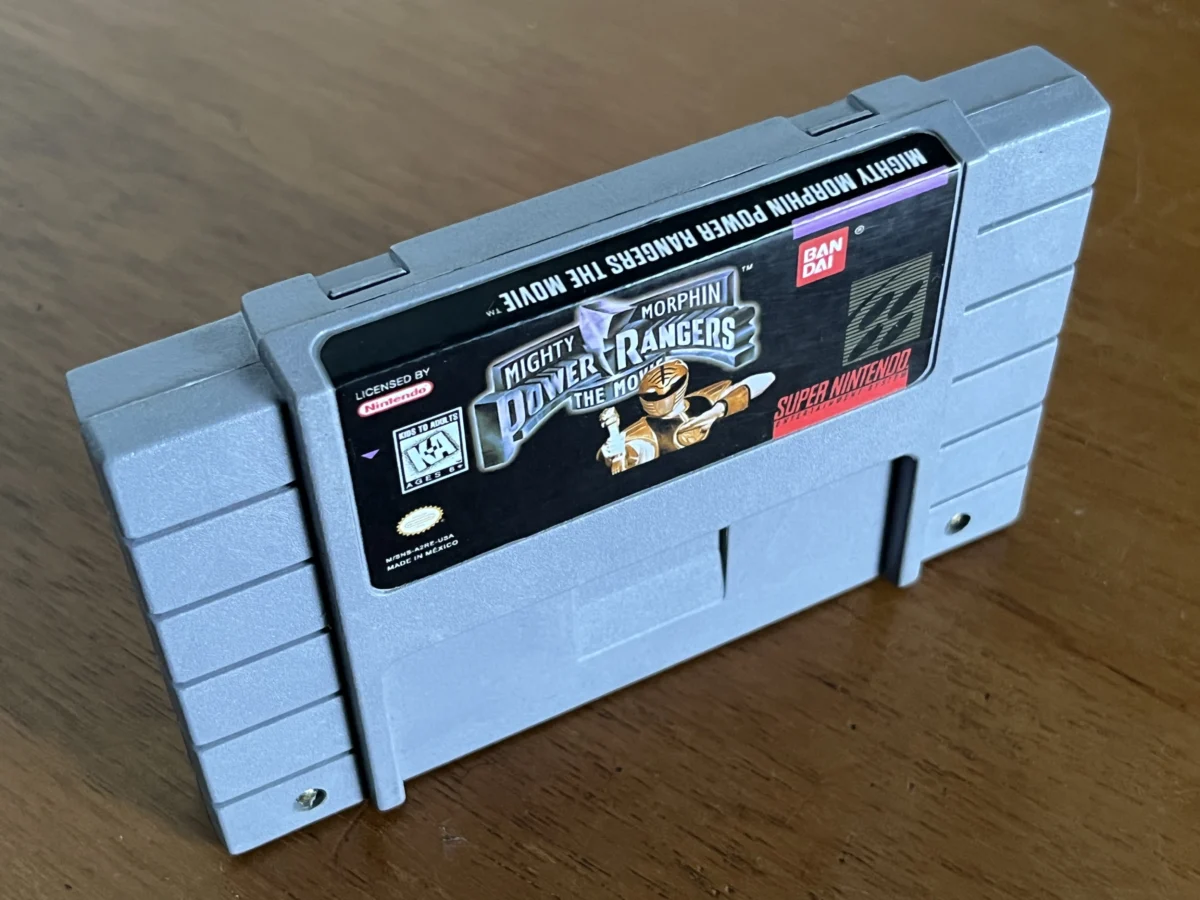 CX/ POWER RANGERS THE MOVIE! SNES! 53,00 SEGUIDOS DE 7,00