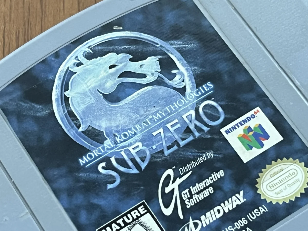 CX/ 1*******ov /PARA LANCES EM IFCOINS! MORTAL SUB ZERO!!! ORIGINAL! N64!