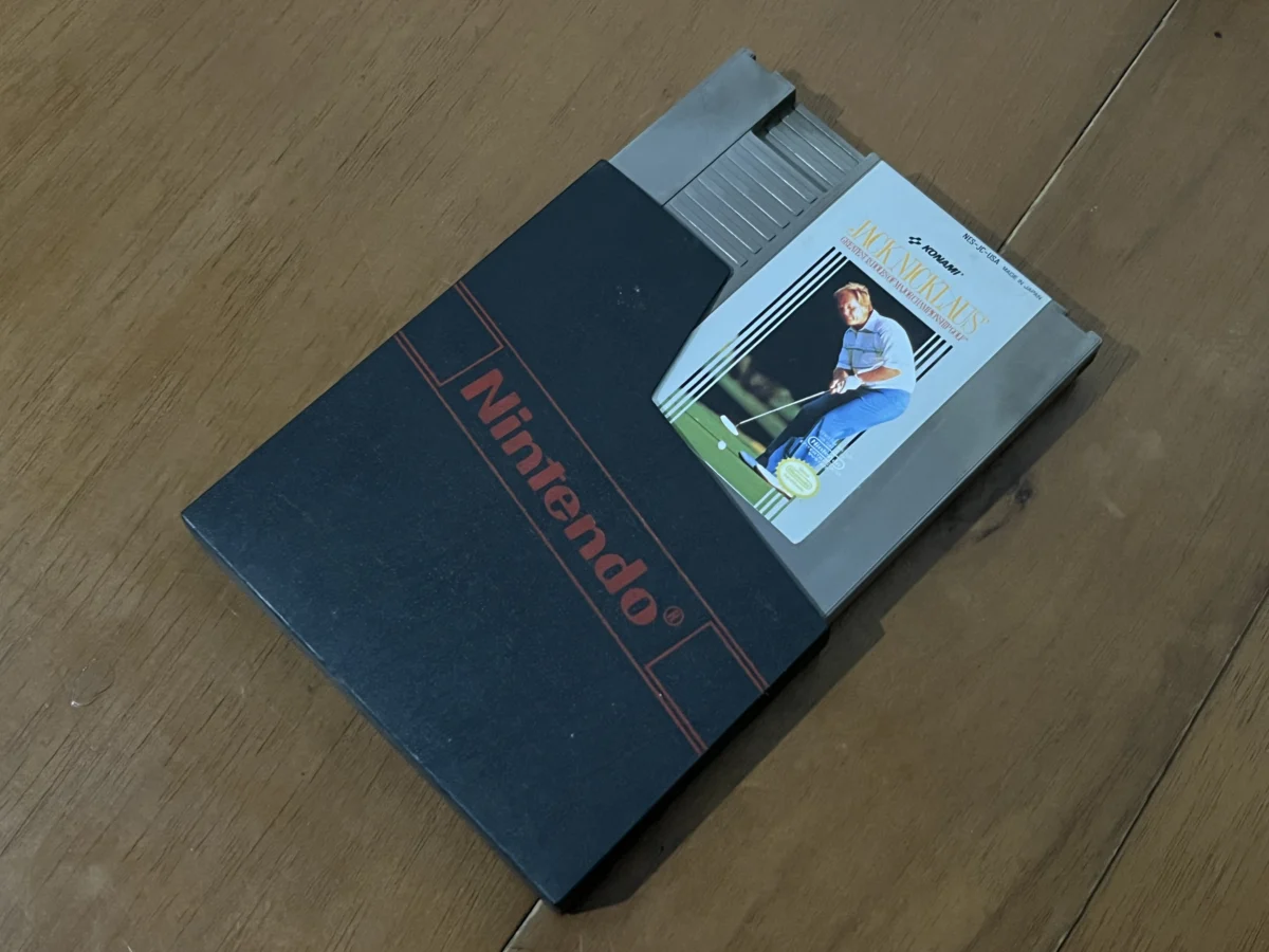 CX/ ORIGINAL! JACK NICKLAUS! NINTENDINHO! 39,00 SEGUIDOS DE 9,00