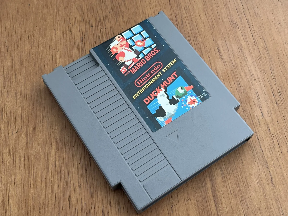 CX/ MARIO BROS E DUCK HUNT! PARA NES 8BITS! 39,00 SEGUIDOS DE 9,00