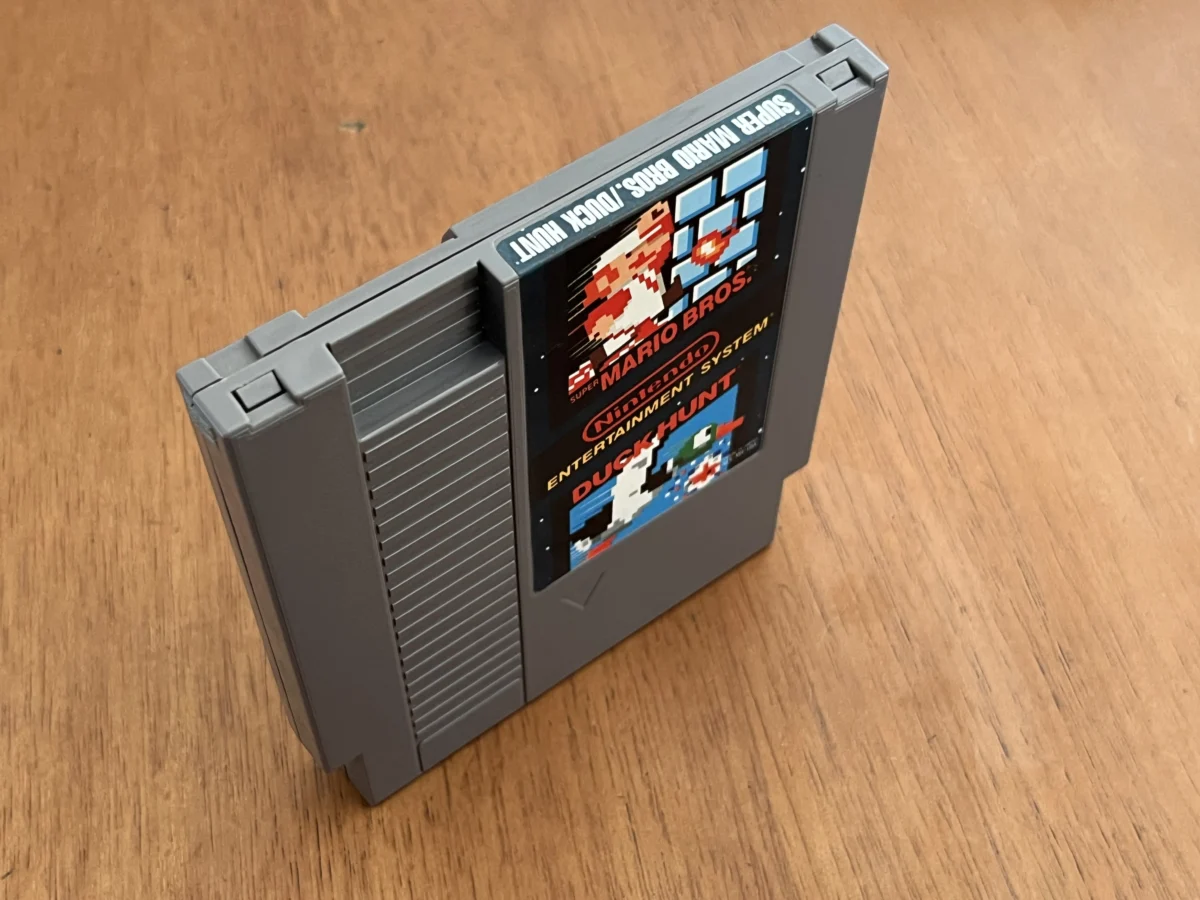 CX/ MARIO BROS E DUCK HUNT! PARA NES 8BITS! 39,00 SEGUIDOS DE 9,00